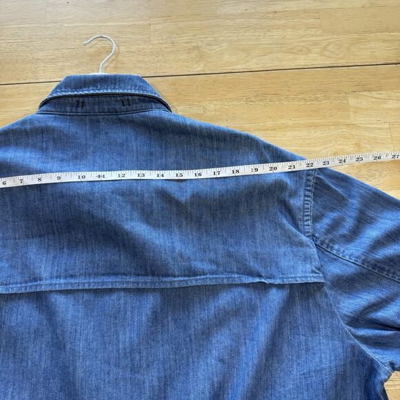 Todd Snyder Easy Going Release Denim Club Jacket Men’s XXL Zipper Bomber Blue - Picture 14 of 15